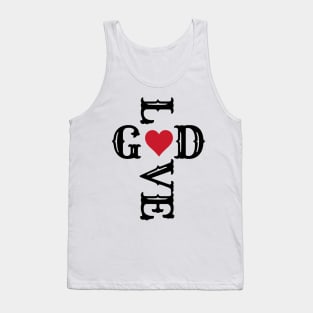 Love God Cross Tank Top